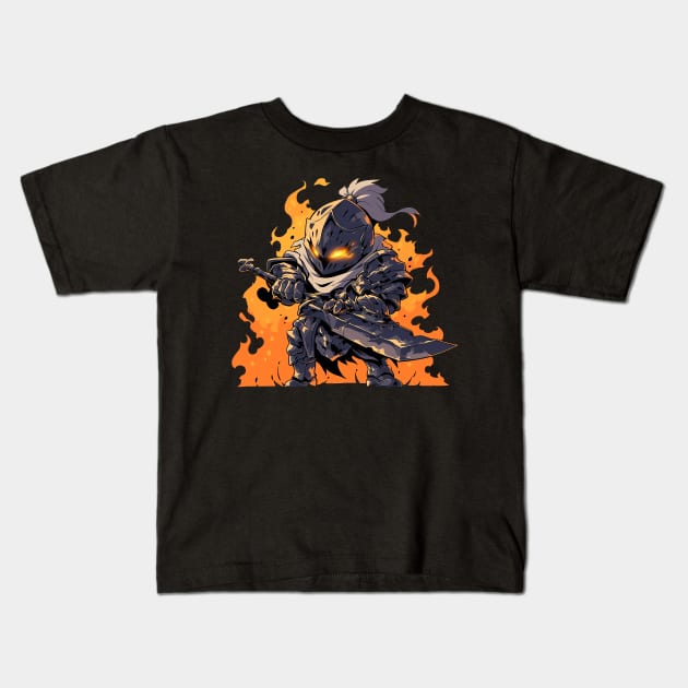 dark soul Kids T-Shirt by boxermaniac